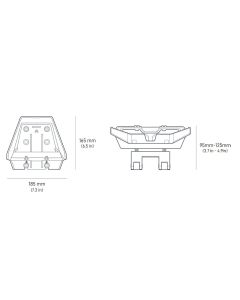 KVH ROOF RACK MOUNT 19126017