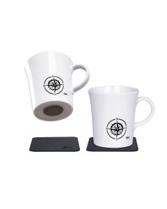SILWY MAGNET HANDLE CUPS WANDERLUST BLAC