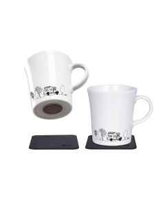 SILWY MAGNET HANDLE CUPS CAMPING BLACK 2