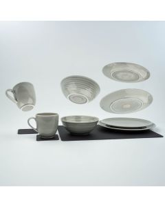 SILWY MAGNET PORCELAIN TABLEWARE SET ASH