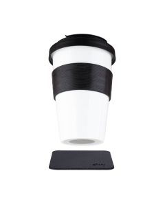 SILWY MAGNET PORCELAIN TO-GO CUP BLACK S