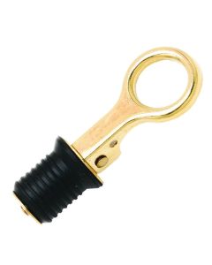 T-H MARINE SNAP DRAIN PLUG 1' BRASS EPL5