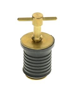 T-H MARINE TWIST DRAIN PLUG 1' BRASS EPL