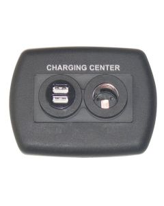 VALTERRA LLC BLACK WALLPLATE METAL USB 6
