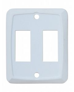 VALTERRA LLC DOUBLE SWITCH PLATE WHITE P