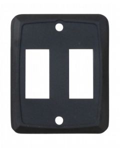 VALTERRA LLC DOUBLE SWITCH PLATE BLACK P