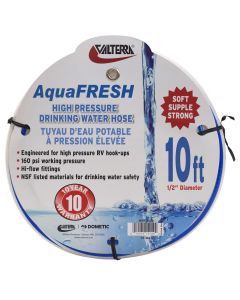 VALTERRA LLC WTR. HOSE 1/2' X 10' WHT. W