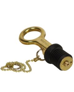 WHITECAP IND 1' BRASS BAILER PLUG - LEVE