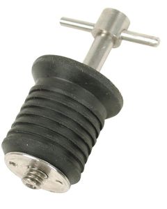 WHITECAP IND 1' BRASS BAILER PLUG - SCRE