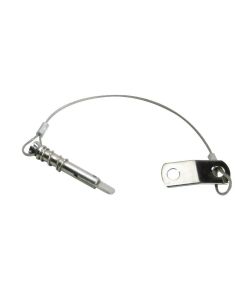 WHITECAP IND S.S. SPRING TYPE PIN &LANYA