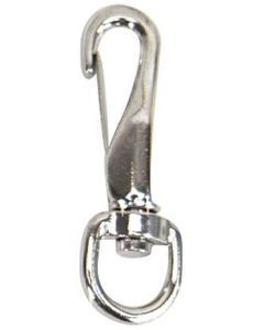WHITECAP IND C.P. BRASS BABY SWIVEL SNAP