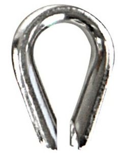 WHITECAP IND S.S. WIRE ROPE THIMBLE - 3/