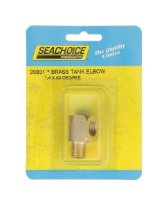 SEACHOICE BRASS TANK ELBOW-1/4 X 90 DEG