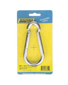 SEACHOICE SFTY SPRING HOOK-ZINC PLT-7/16