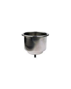 SEACHOICE SS RECESSED DRINK HOLDER W/DRN