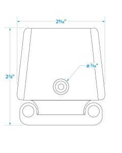 SEACHOICE LATCH SET (2 LATCHES & POSTS)