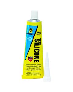 SEACHOICE SILICONE SEALANT CLEAR 2.8OZ