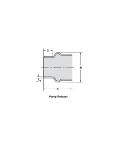 SHIELDS HOSE HUMP HOSE EPDM 8X6IN REDUCE