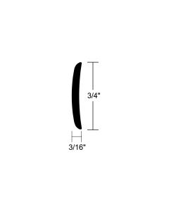 TACO METALS ALUM EDGE TRIM 3/16" X 3/4"