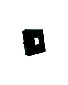 B &B MOLDER RUBBER BUMP PLUG 4 BLK W/TAB