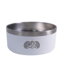 TOADFISH NON-TIPPING DOG BOWL - WHITE