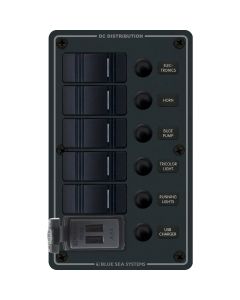 BLUE SEA 8521 WATERPROOF PANEL CB 12V 5