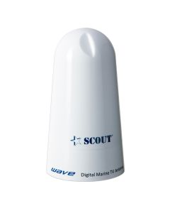 SCOUT WAVE 4" WHITE TV ANTENNA OMNIDIREC