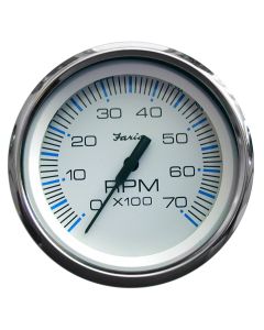 FARIA CHESAPEAKE WHITE SS 4" TACHOMETER
