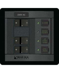 BLUE SEA 1215 360 PANEL 230V AC MAIN + 2