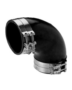 TRIDENT MARINE 4" ID 90 DEGREE EPDM BLAC