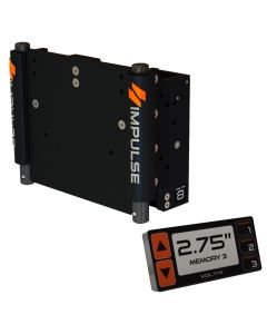 IMPULSE XL JACK PLATE 8"BLACK ANODIZE W/