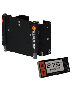 IMPULSE XL JACK PLATE 10" BLACK ANODIZE