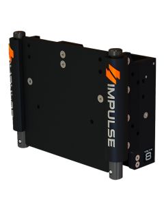 IMPULSE XL JACK PLATE 8" BLACK ANODIZE W