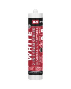 SEM 2-IN-1 SEAM SEALER 9.5OZ TUBE - WHIT