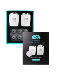 TOADFISH ROCKS TUMBLER 2-PACK GIFT SET W