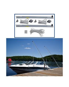 DOCK EDGE MOORING WHIP 3 PIECE 10FT 4000