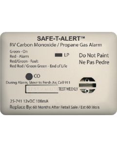 Mti Industries Alarm-12V Surf Mnt Lp-Co White Mti 25741Wt