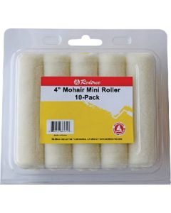 Redtree Roller-Mini Mohair 4In 10/Pk Red 36031