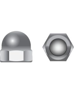 Seachoice Products 7/16-14 Cap Acor Nut Ss 10/Bg Scp 00593
