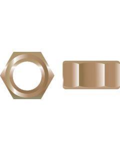 Seachoice Products 5/16-18 Fnshd Hxnut Silbrz 100 Scp 01381