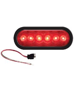 Seachoice Products Led 6  Oval Light Red 6 Diodes Scp 52831