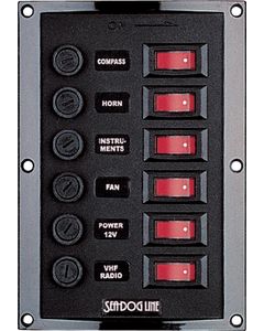 Sea-Dog Nylon Switch Panel-Vertical Sdg 4241101