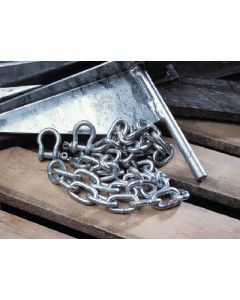 Tie Down Engineering 1/4 X6' Galv.Chain W/1/4 Shack Tie 95130