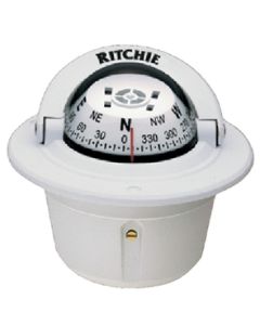 Ritchie Navigation Explorer Compass Flush Mt Wht RIT F50W