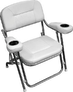 Springfield Folding Aluminum Deck Chair - 1080125-CR