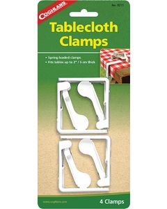 Coghlans Deluxe Tablecloth Clamps (Pk4) CGL 9211