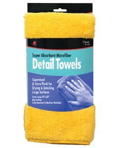 Buffalo Industries Microfiber Detail Towels 2/Pk BUF 65004