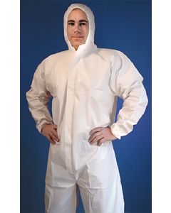 Buffalo Industries Sms Coverall With Hood- Large BUF 68525