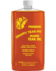 Snappy Teak Teak Oil Golden 32Oz SNA-STOQ