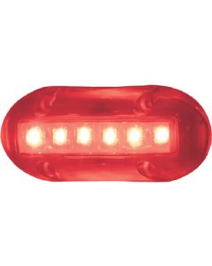 T-H Marine High Intensity LED Underwater Lights 6 Red LEDs THM-LED39055DP